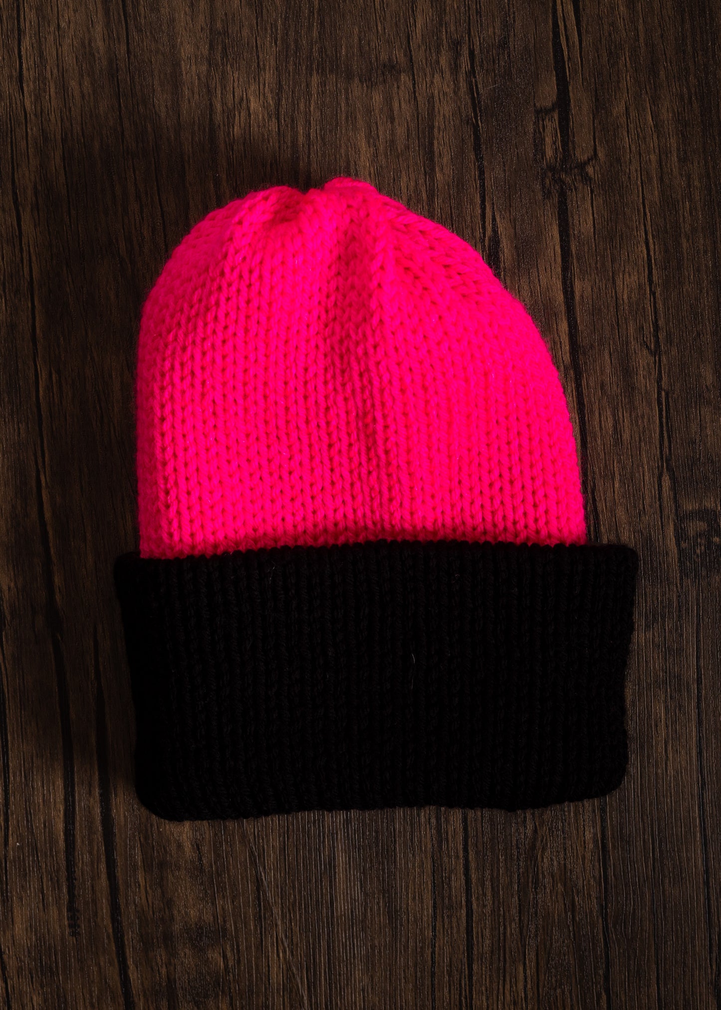 Happy Home Hat - Pink & Black