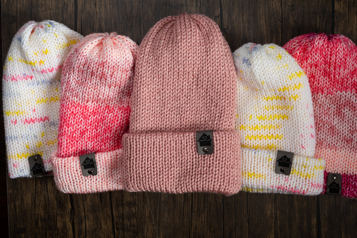 Happy Home Hat - Multi Pink