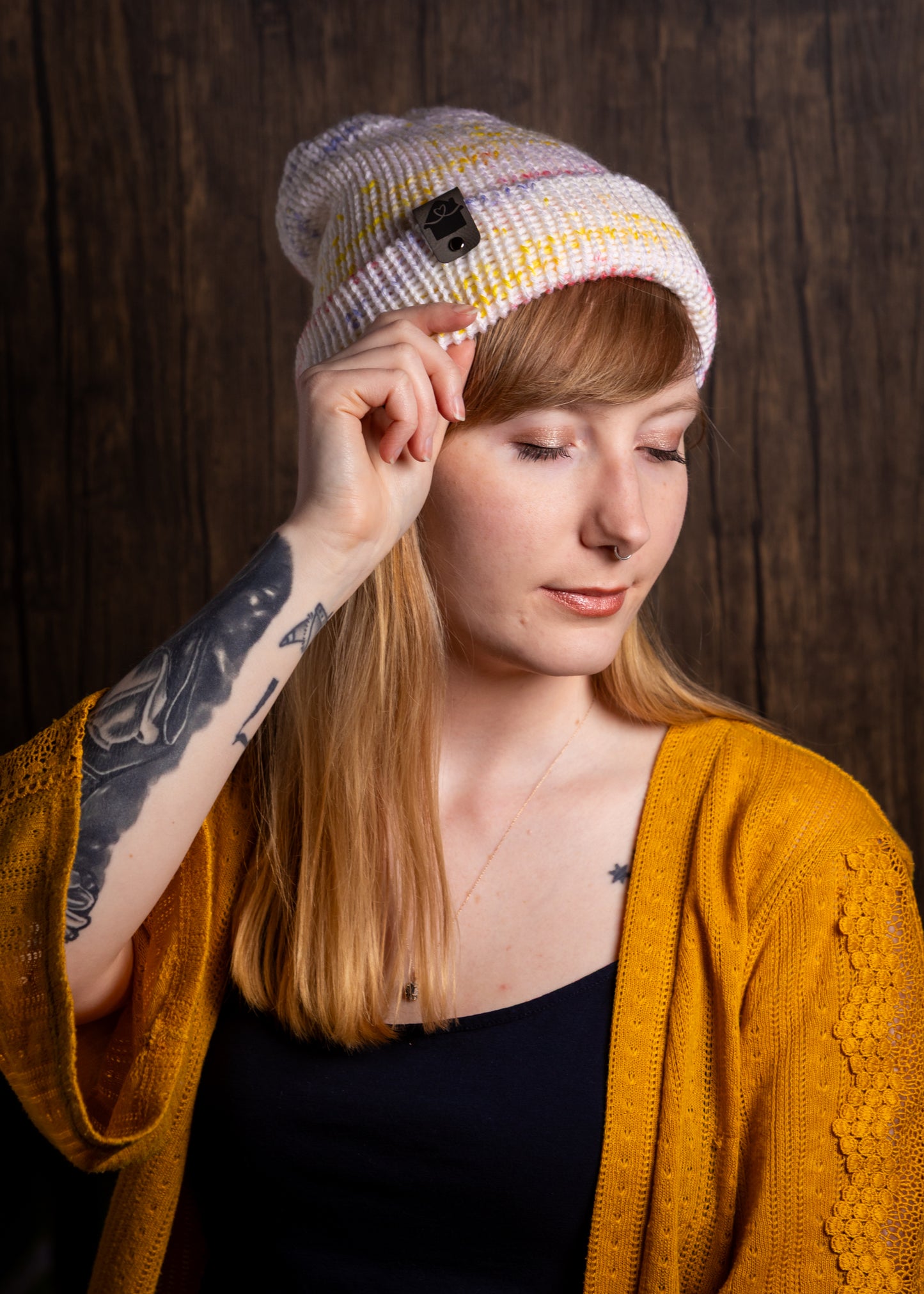 Happy Home Hat - Multi Ivory