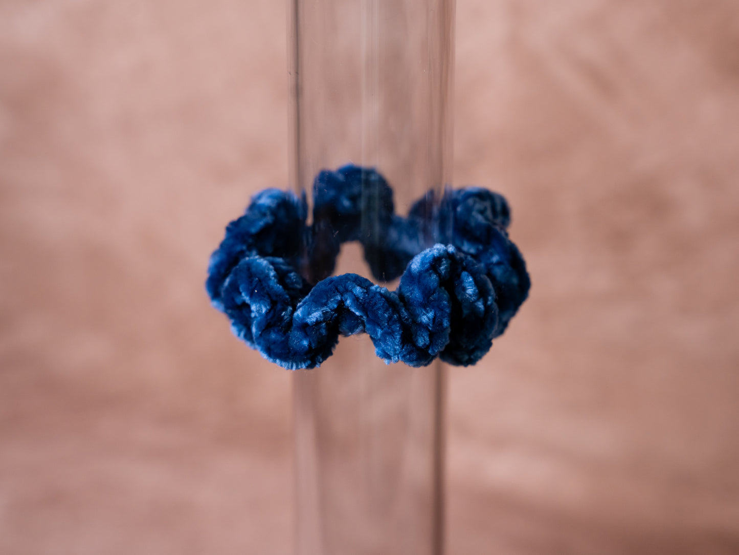 Small Velvet Ruffle Scrunchie