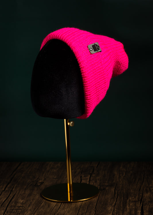 Happy Home Hat - Hot Pink