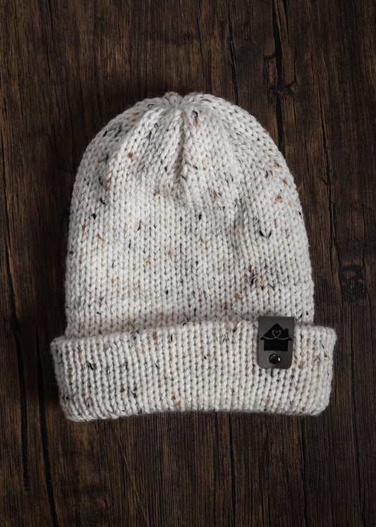 Happy Home Hat - Light Grey