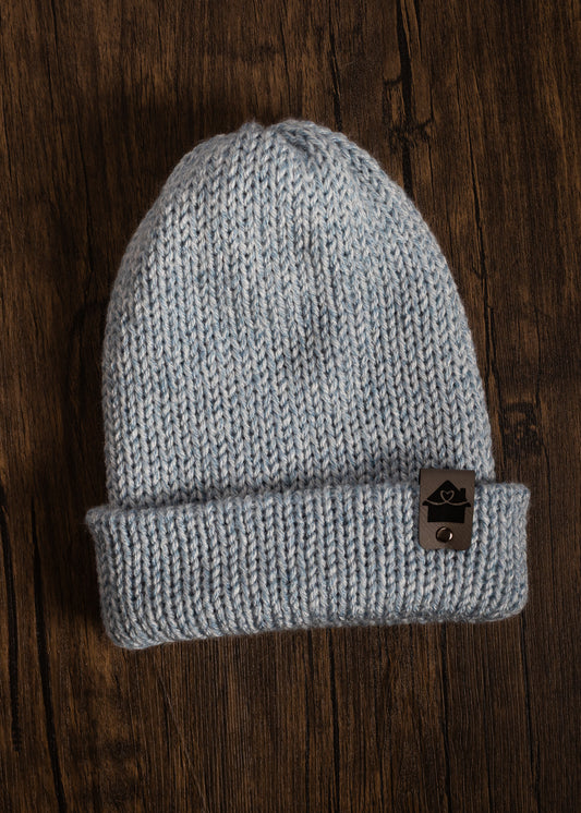 Happy Home Hat - Light Blue