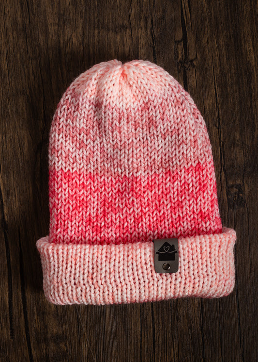 Happy Home Hat - Mutli Pink