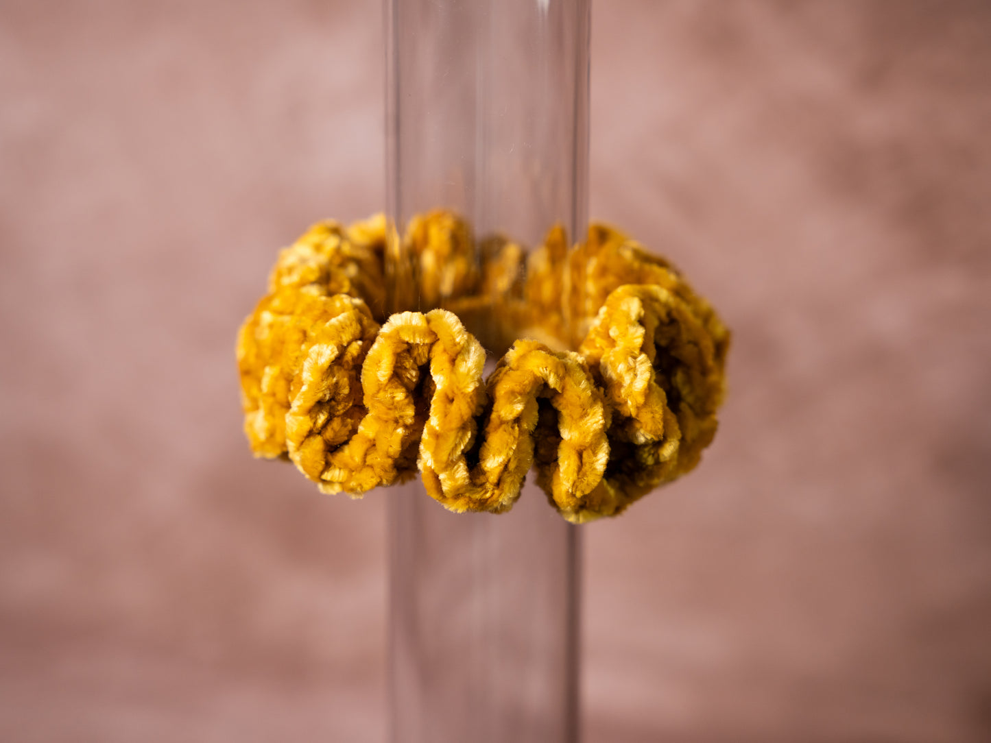 Large Velvet Ruffle Scrunchie