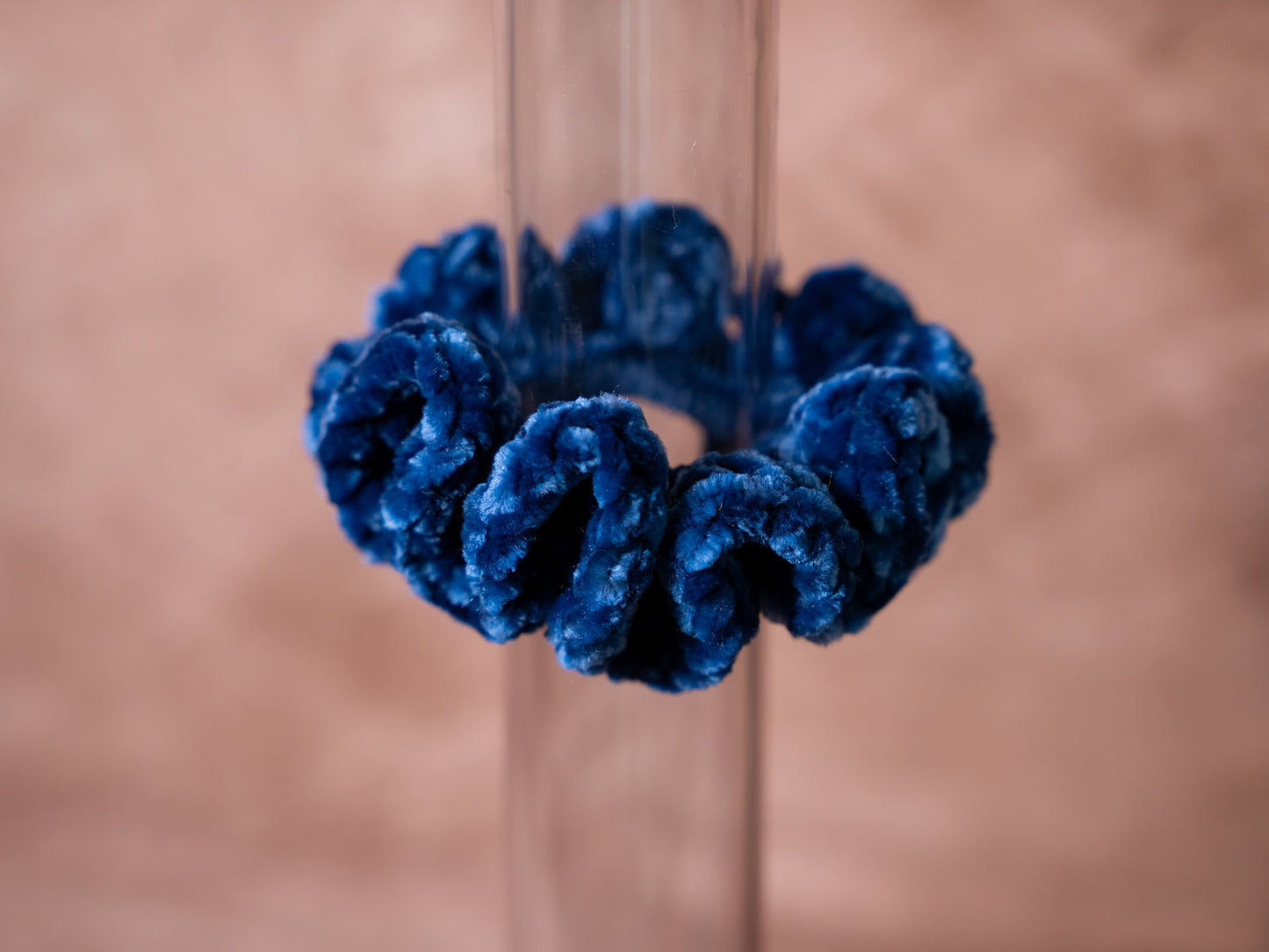 Large Velvet Ruffle Scrunchie