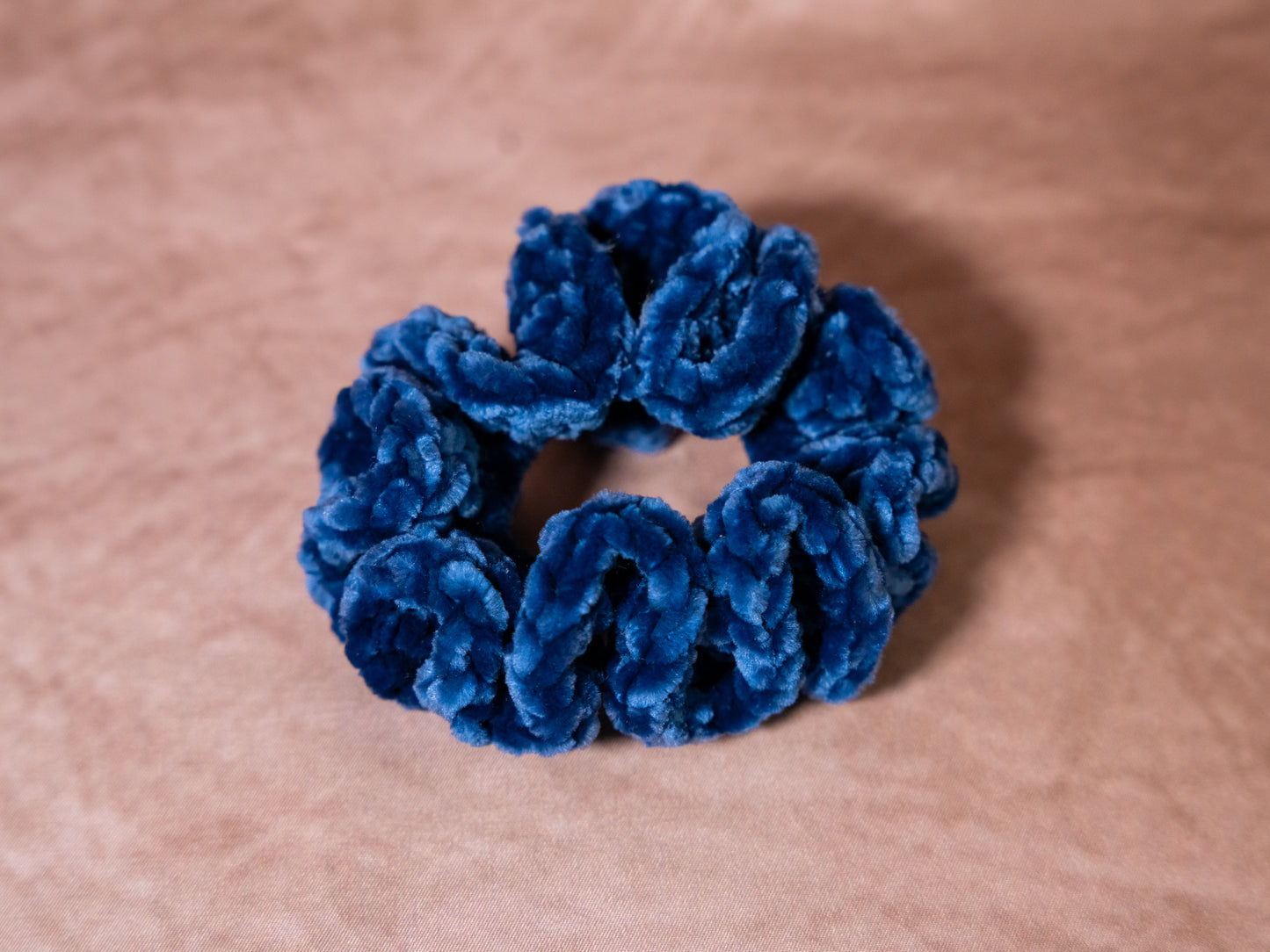Large Velvet Ruffle Scrunchie